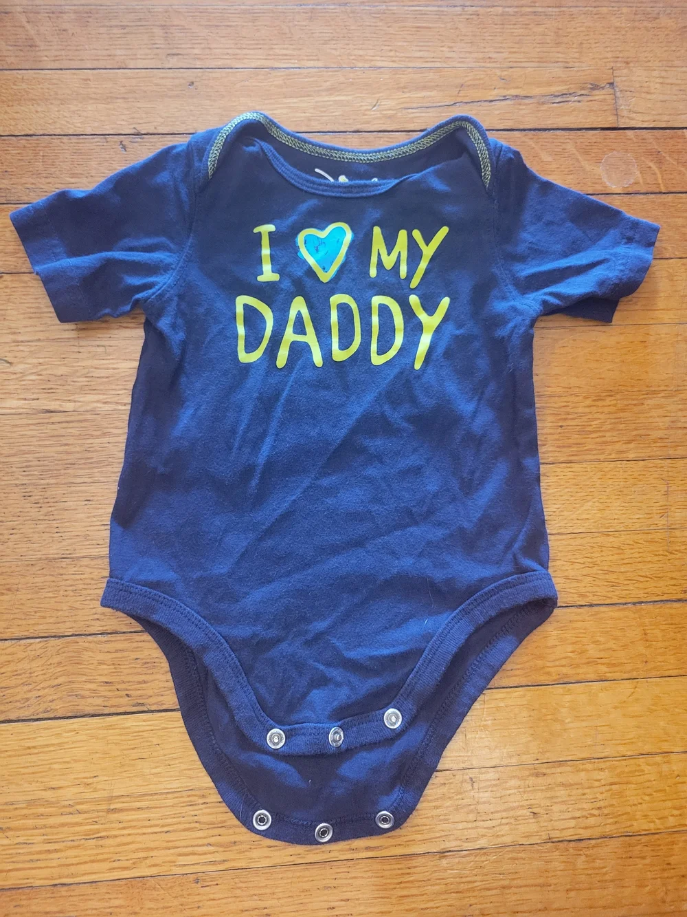 Carter's Navy And White Set with Lime & Light Blue Accents